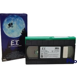 * E.T. The Extra Terrestrial original 1st release VHS Movie 1988 green edt. VG